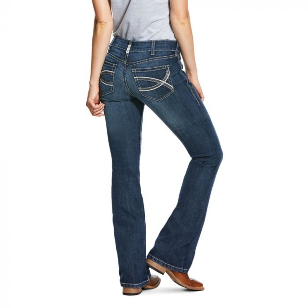 Ariat REAL mid rise but cut jeans